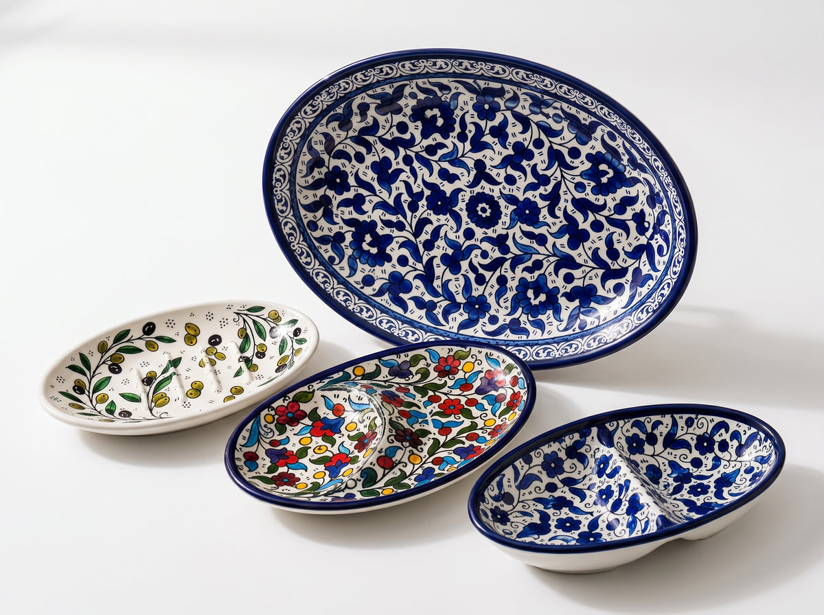 Jaffra oval-plates collection