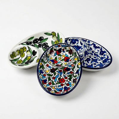 Ceramic Oval Serving Dish 7.28 Inch