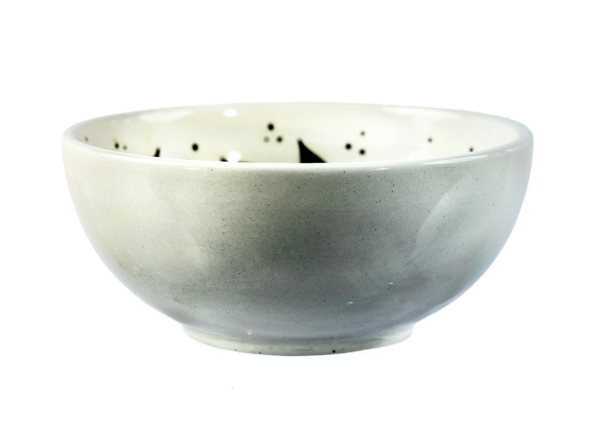 Round Ceramic Serving Bowl 5.91 Inch - Olive Green