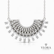 Classic Round Diamond Tennis necklace