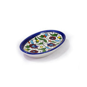 Oval Dish B1 - handmade Hebron ceramic