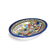Oval Dish B2D - handmade Hebron ceramic