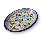 Oval Dish B6 - handmade Hebron ceramic