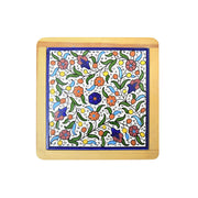 Coaster (15*15) cm - handmade Hebron ceramic