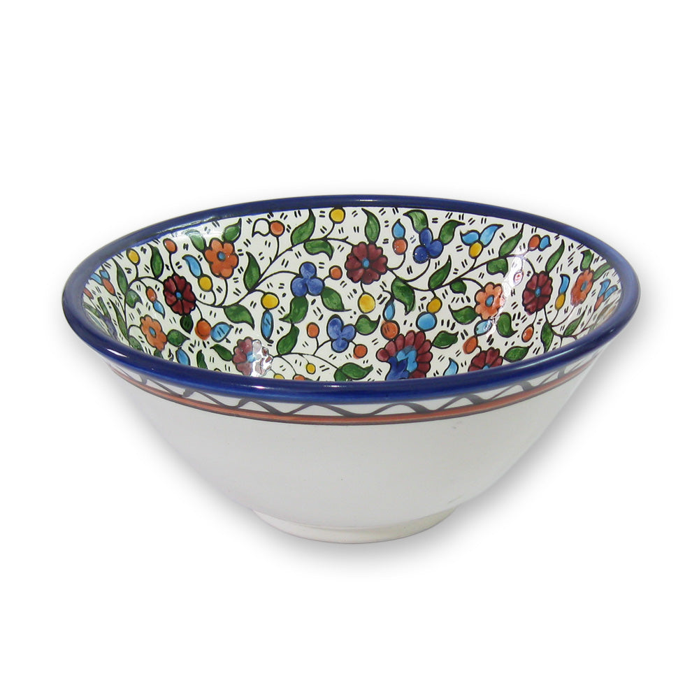 Deep Bowl - handmade Hebron ceramic