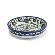Round Dish R100 - handmade Hebron ceramic