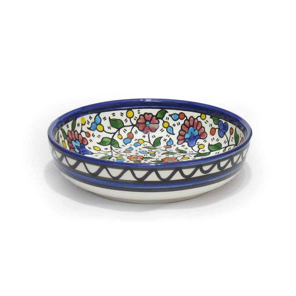 Round Dish R50 - handmade Hebron ceramic