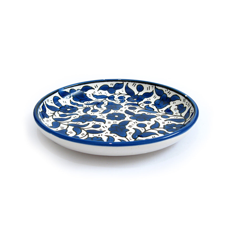 Flat Bowl 13 cm - handmade Hebron ceramic