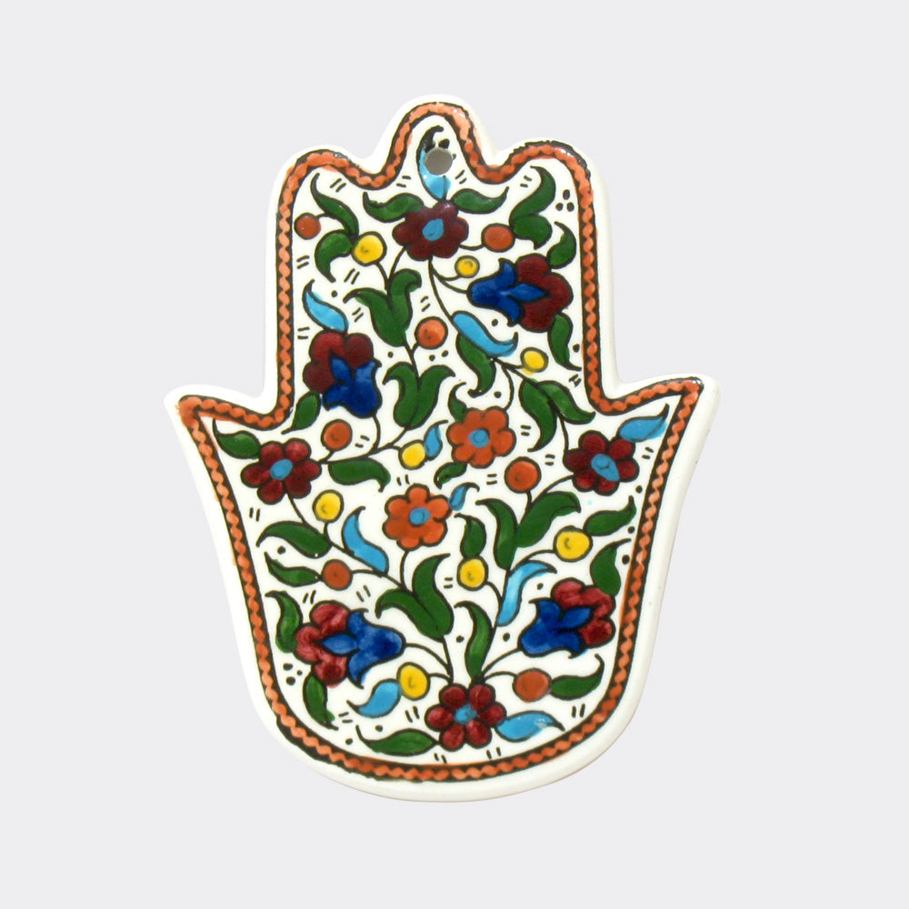 Hamsa - handmade Hebron ceramic