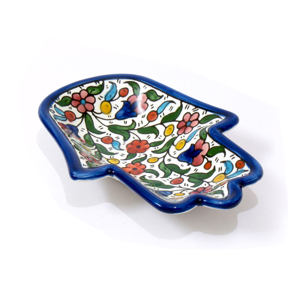 Hand Dish - handmade Hebron ceramic