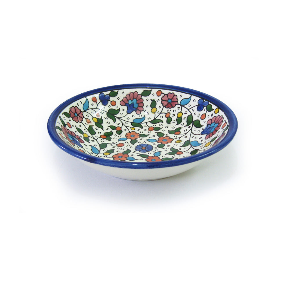 Homuos Plate Size 1 - handmade Hebron ceramic