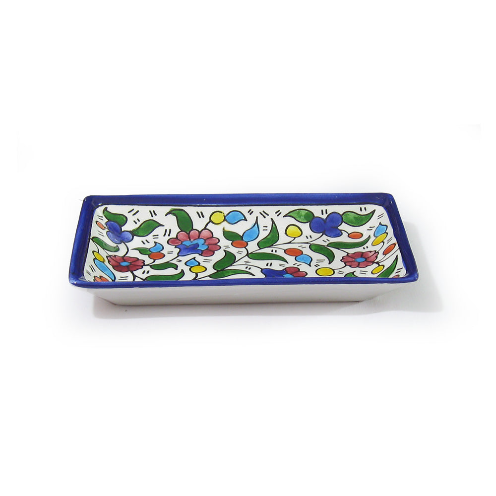 Oblong Dish M1 - handmade Hebron ceramic