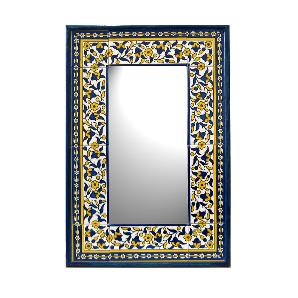 Mirror size 45*30 - handmade Hebron ceramic