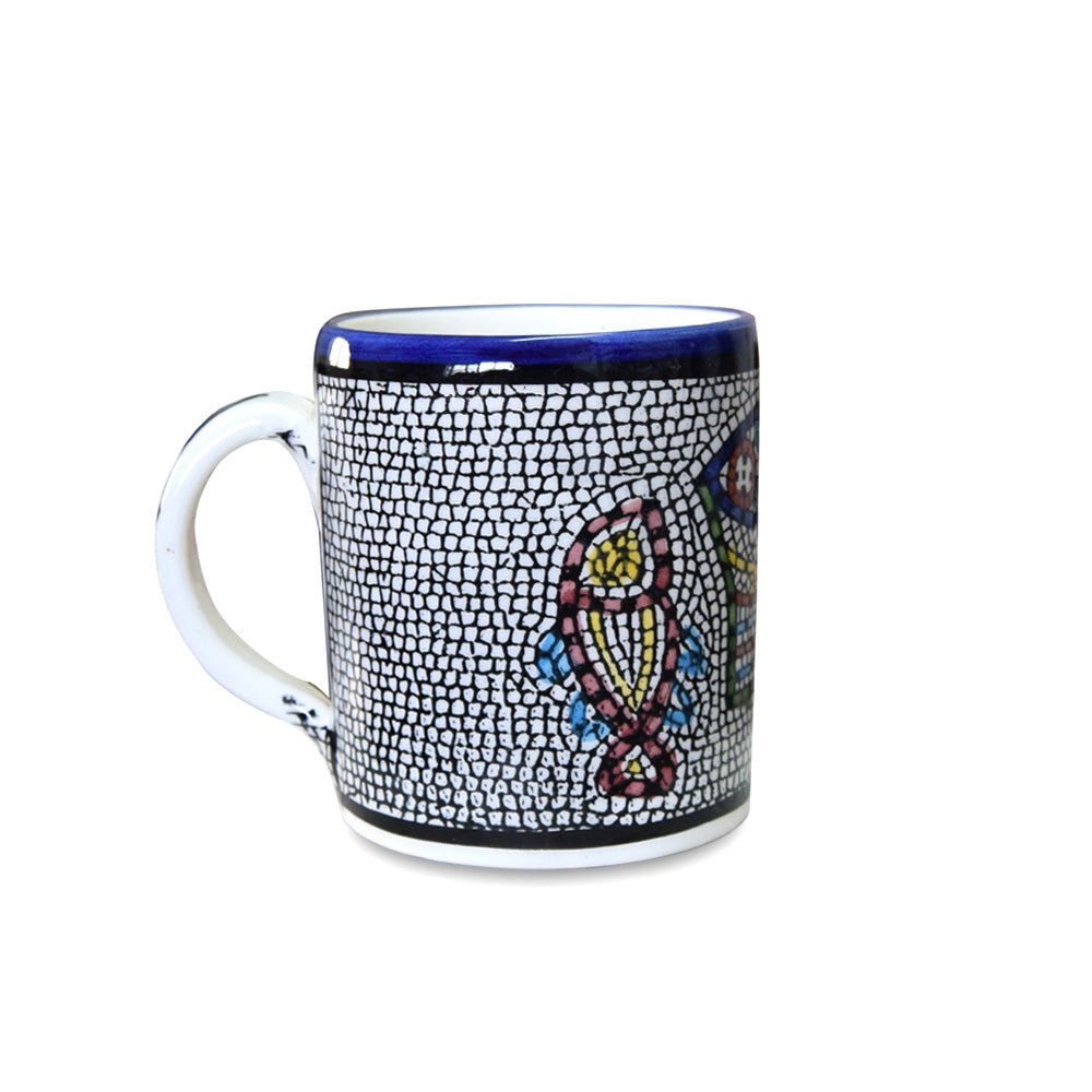 Mug Size 1 - handmade Hebron ceramic
