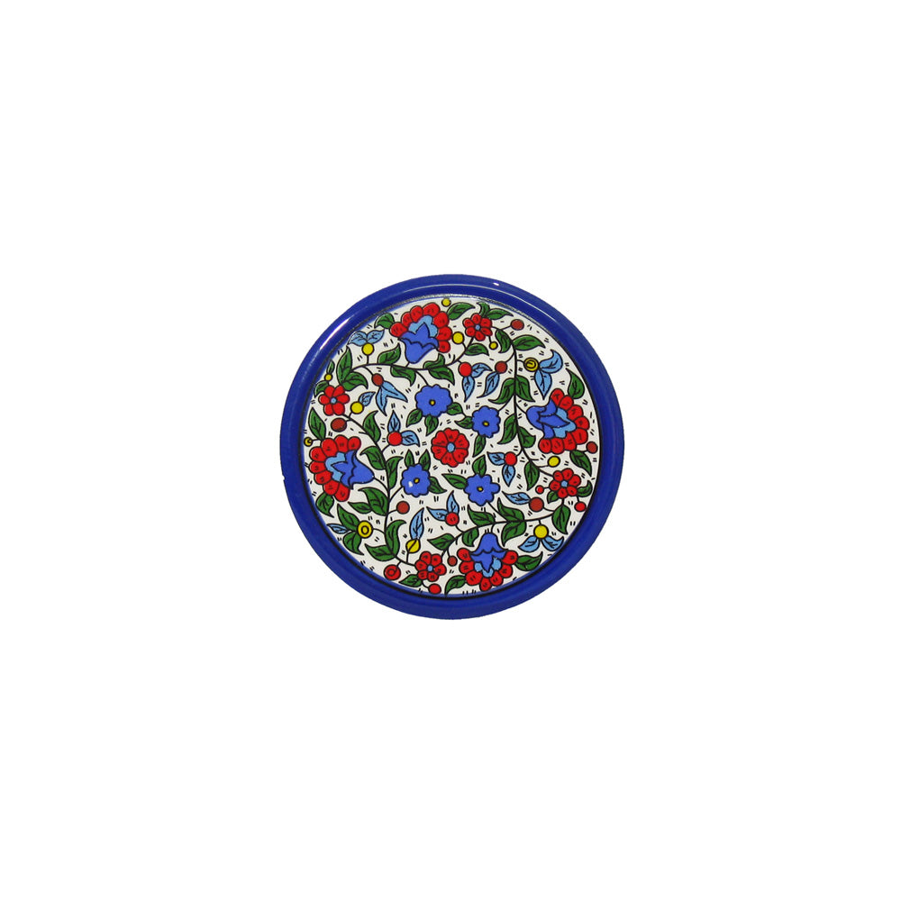 Plate Size 9 cm - handmade Hebron ceramic