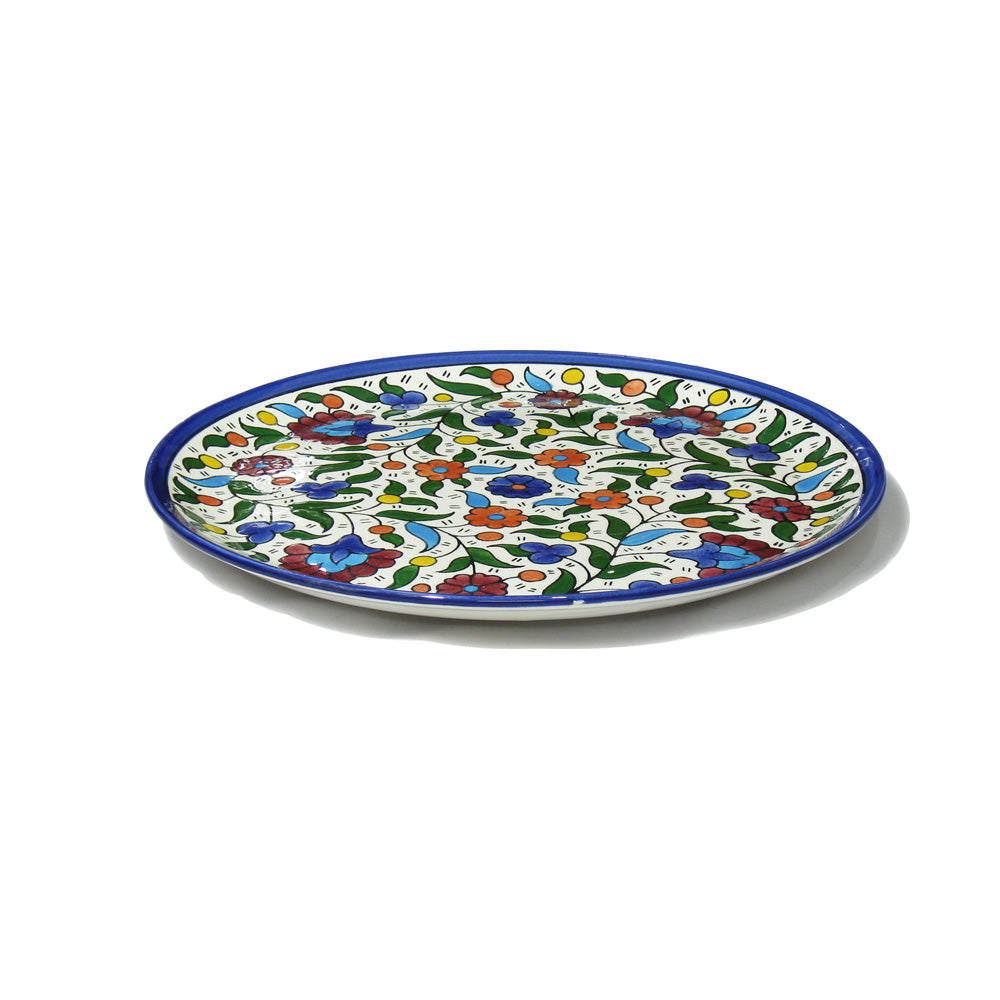 Royal Plate Size 26 - handmade Hebron ceramic
