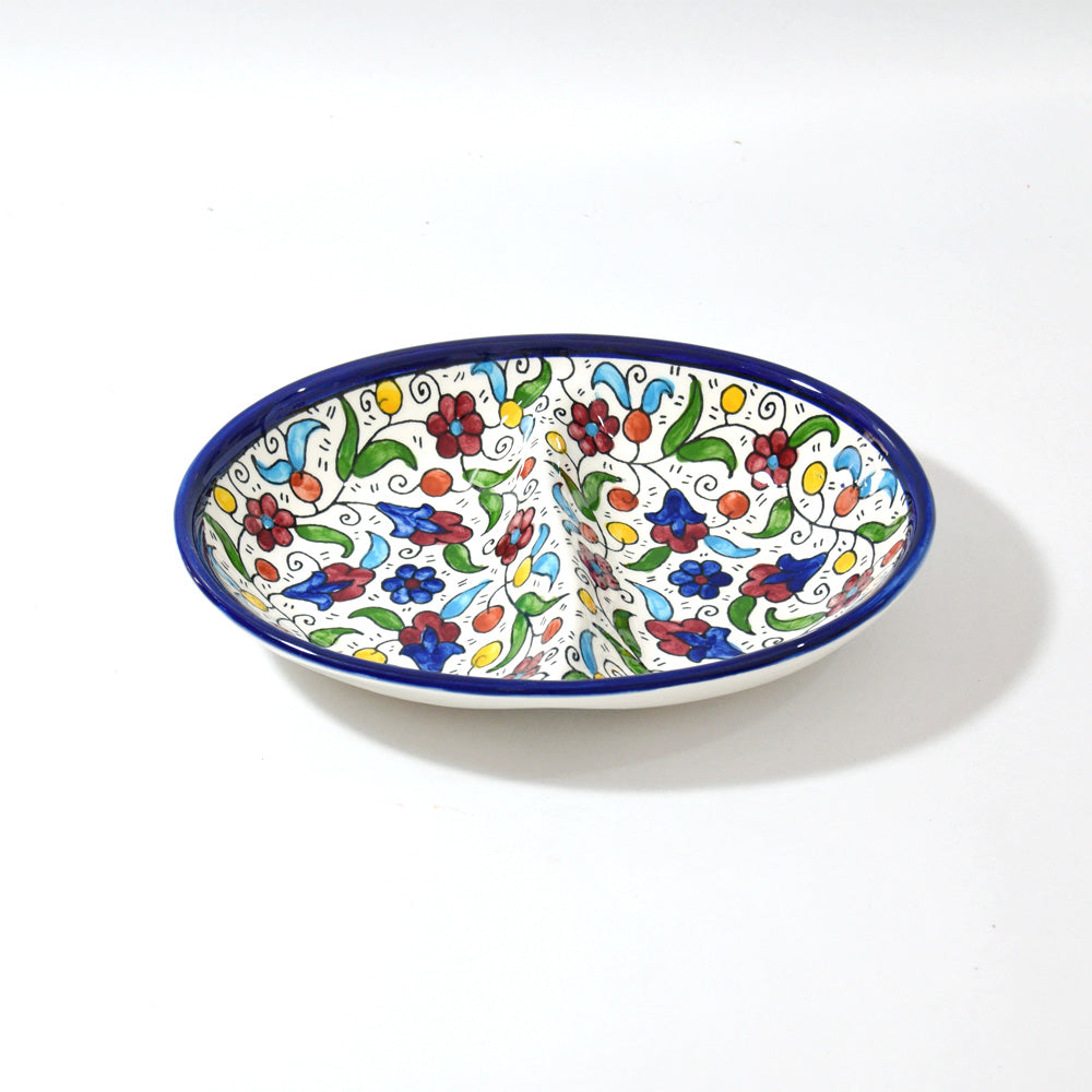 Small Madafe (Double) - handmade Hebron ceramic