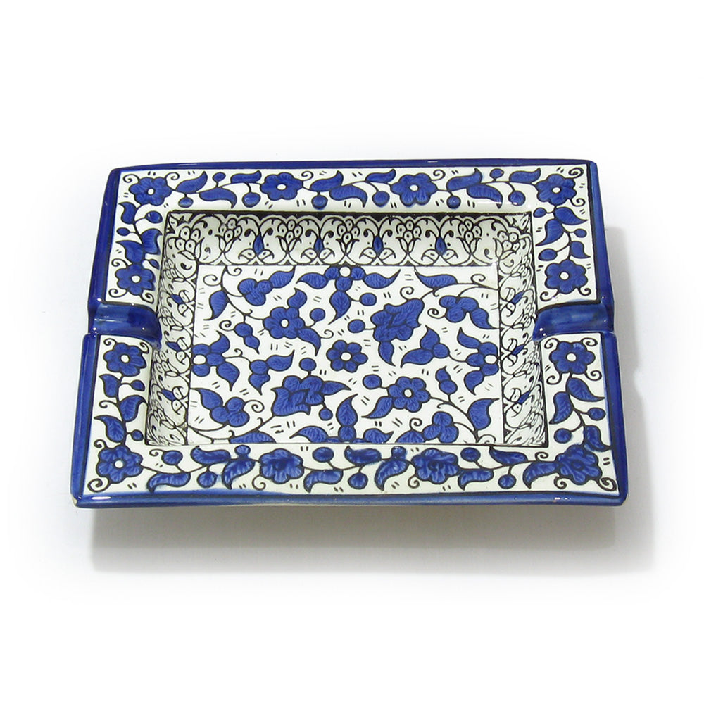 Square Ashtray Size 2 - handmade Hebron ceramic