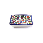 Square Dish 11 cm - handmade Hebron ceramic