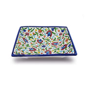 Square Dish 19 cm - handmade Hebron ceramic