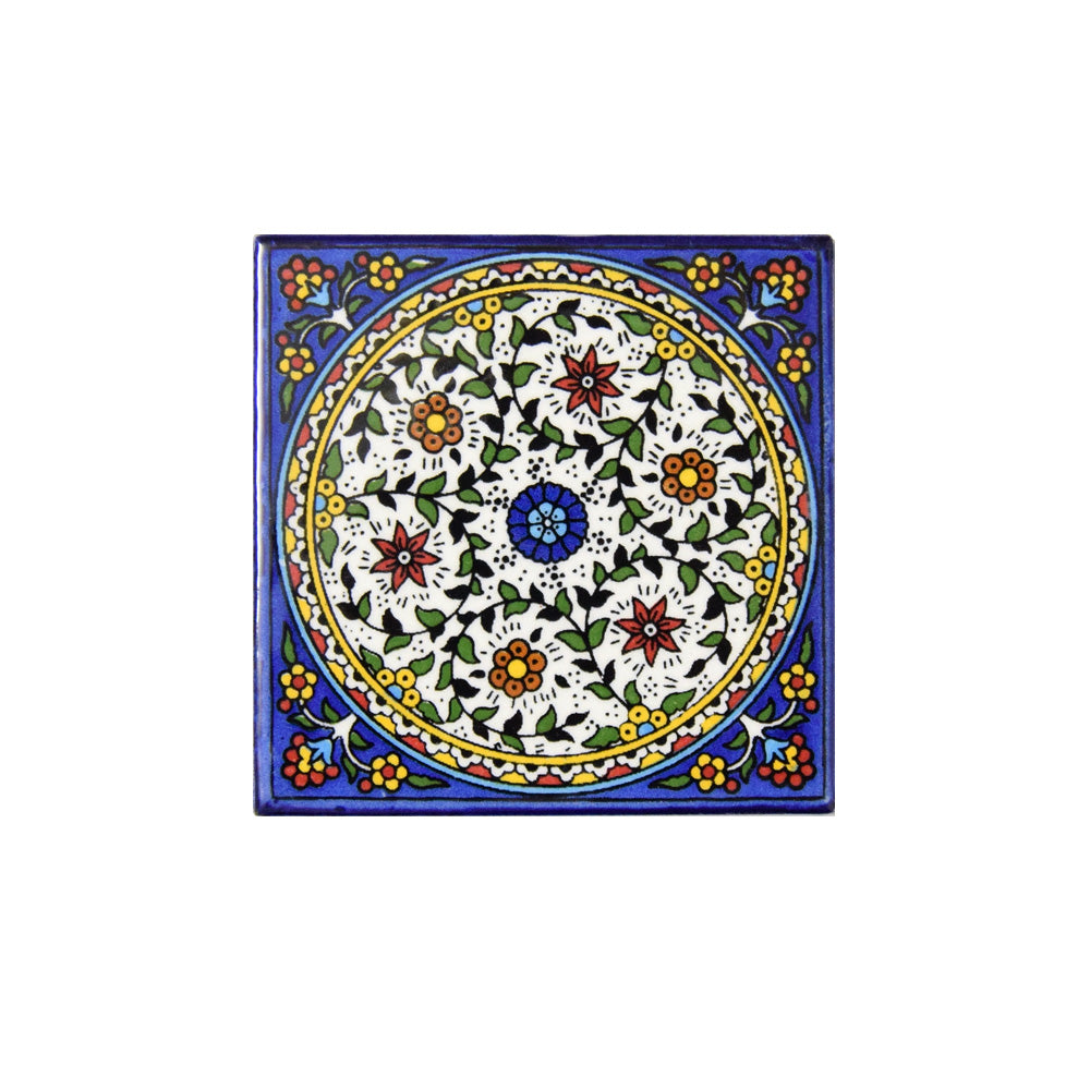 Tile 10*10 - handmade Hebron ceramic
